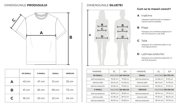 Tricou basic alb cu croiala oversize NOWEAR