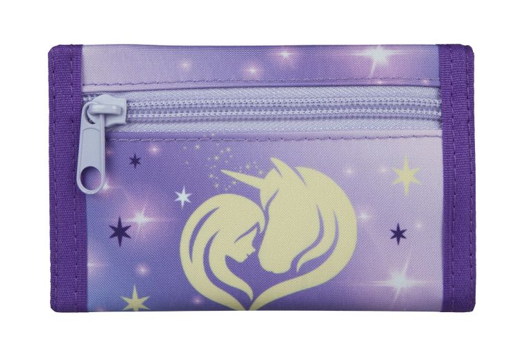 Unicorn Academy, portofel, violet