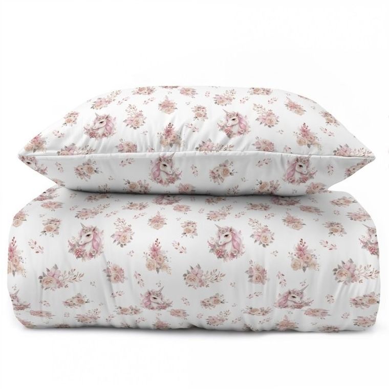 Unicorn, set lenjerie de pat single, 160-200 cm