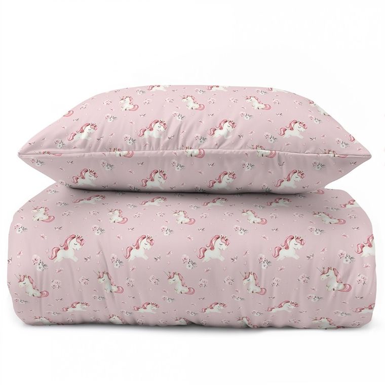 Unicorn, set lenjerie de pat single, 160-200 cm