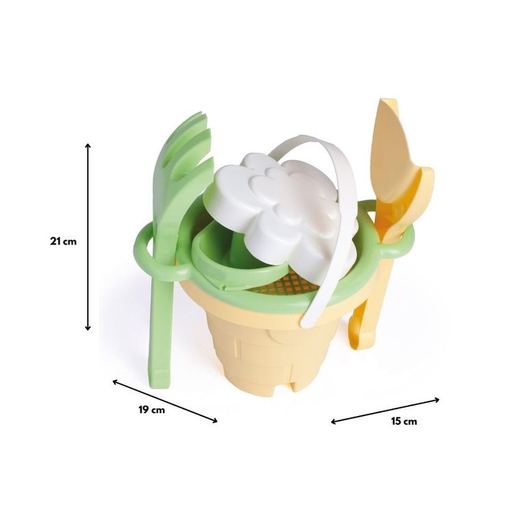 Wader, set de nisip, castel, Dimineata insorita