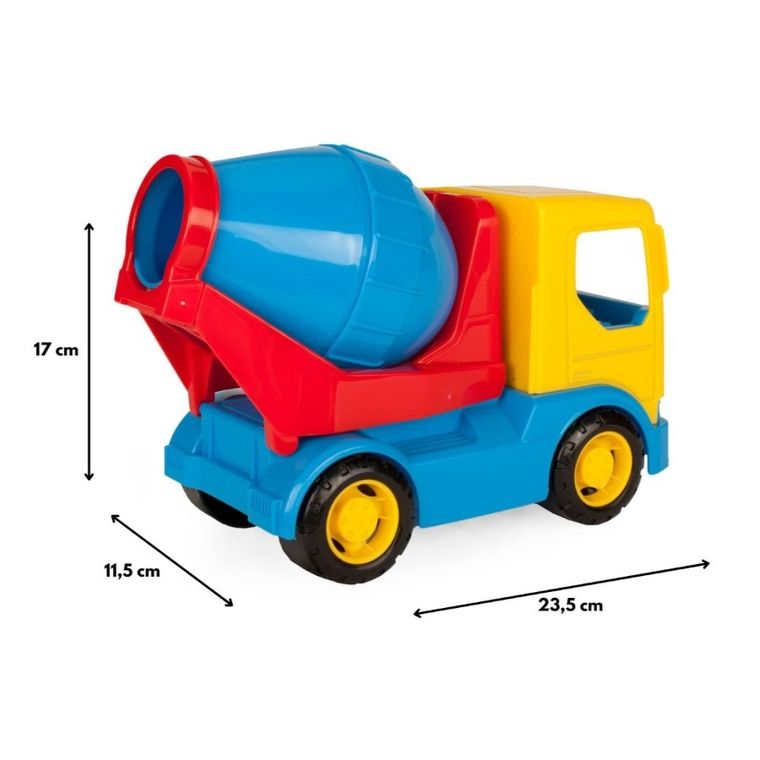 Wader, Tech Truck, Betoniera, vehicul, 24,5 cm