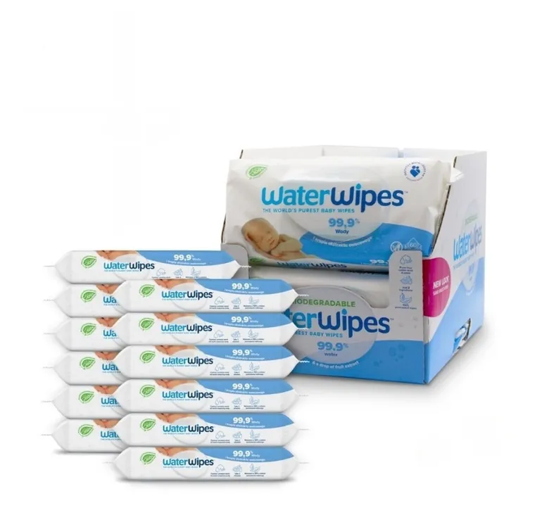 WaterWipes, BIO, servetele umede cu apa, 12-60 buc.