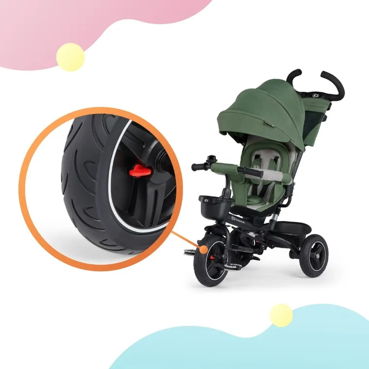 Kinderkraft, Spinstep, tricicleta 5in1, Grey