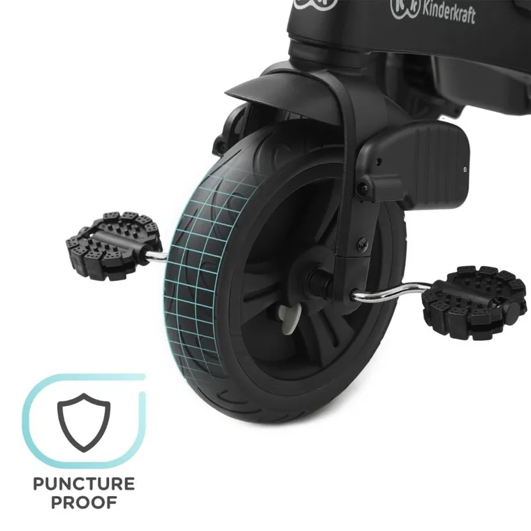 Kinderkraft, Twipper, tricicleta 5in1, gri