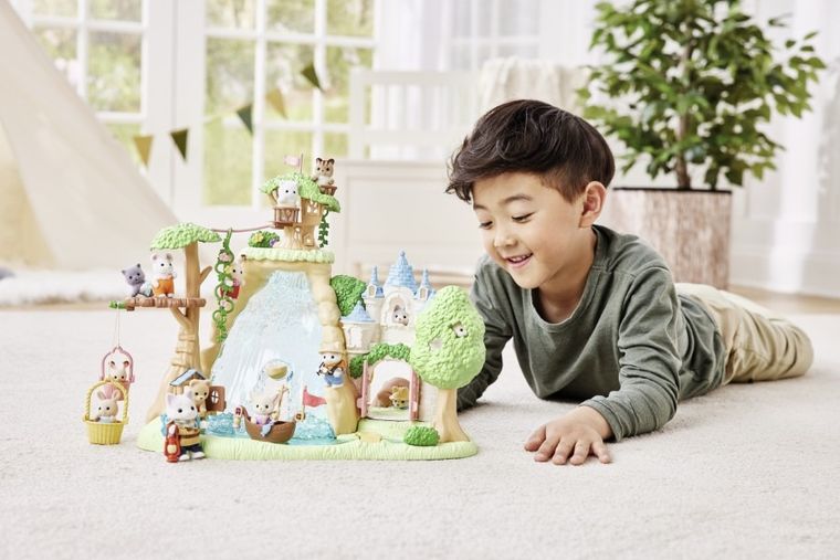 Sylvanian Families, Secret Forest, Insula cu cascada, 5761