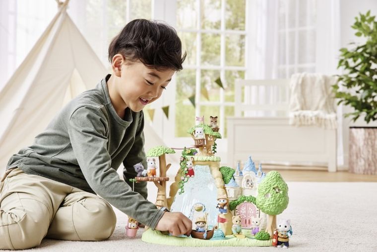 Sylvanian Families, Secret Forest, Insula cu cascada, 5761