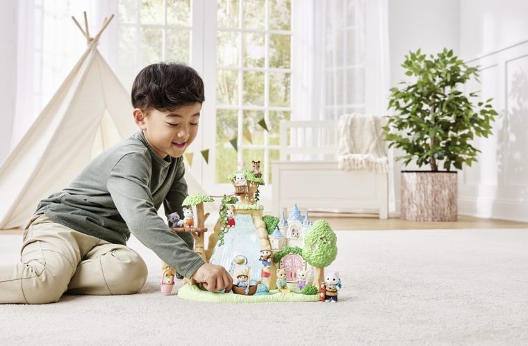 Sylvanian Families, Secret Forest, Insula cu cascada, 5761