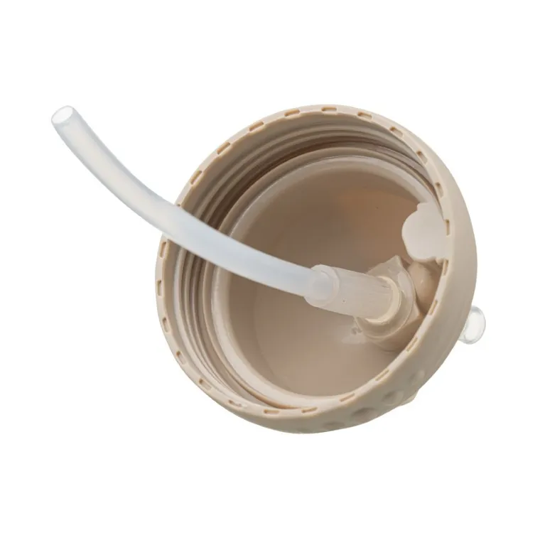 Akuku, cana cu pai din silicon si supapa mobila, bufnita, 300 ml