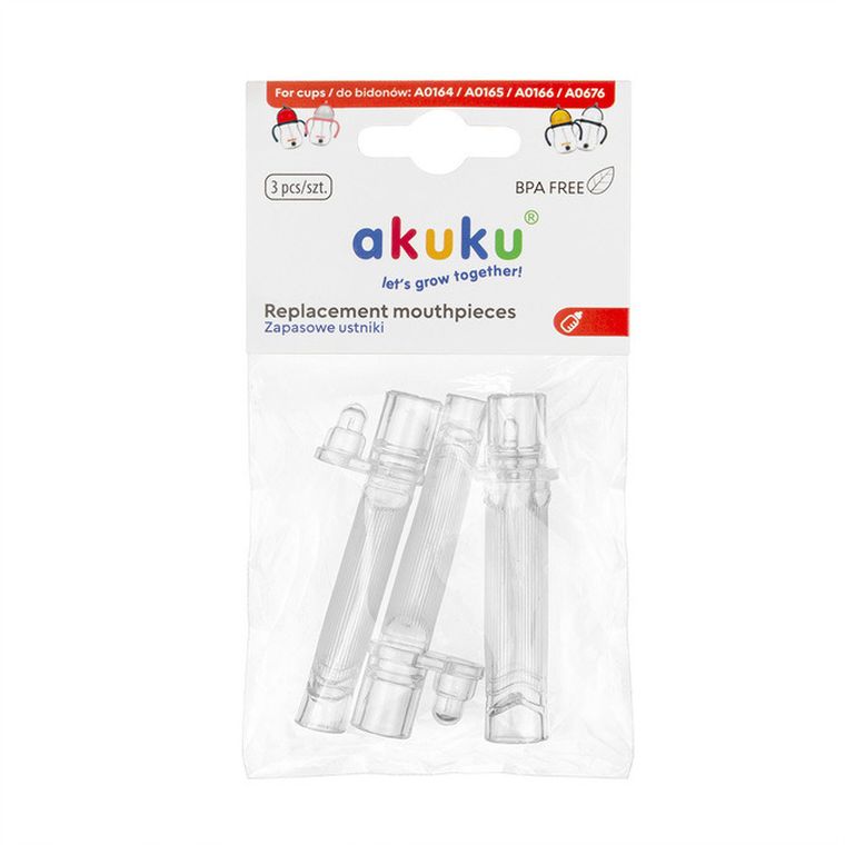 Akuku, mustiucuri de rezerva pentru sticle, 3 buc.