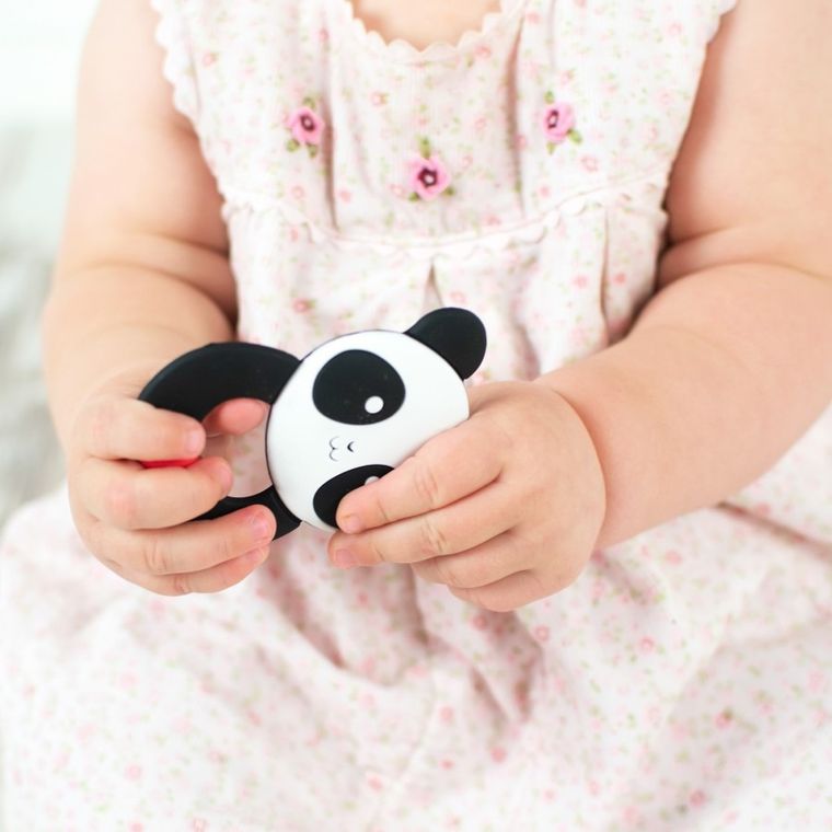 Akuku, Panda, jucarie dentitie din silicon