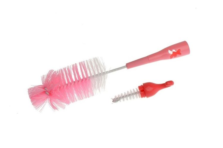 Akuku, perie pentru biberon si suzeta, ursulet