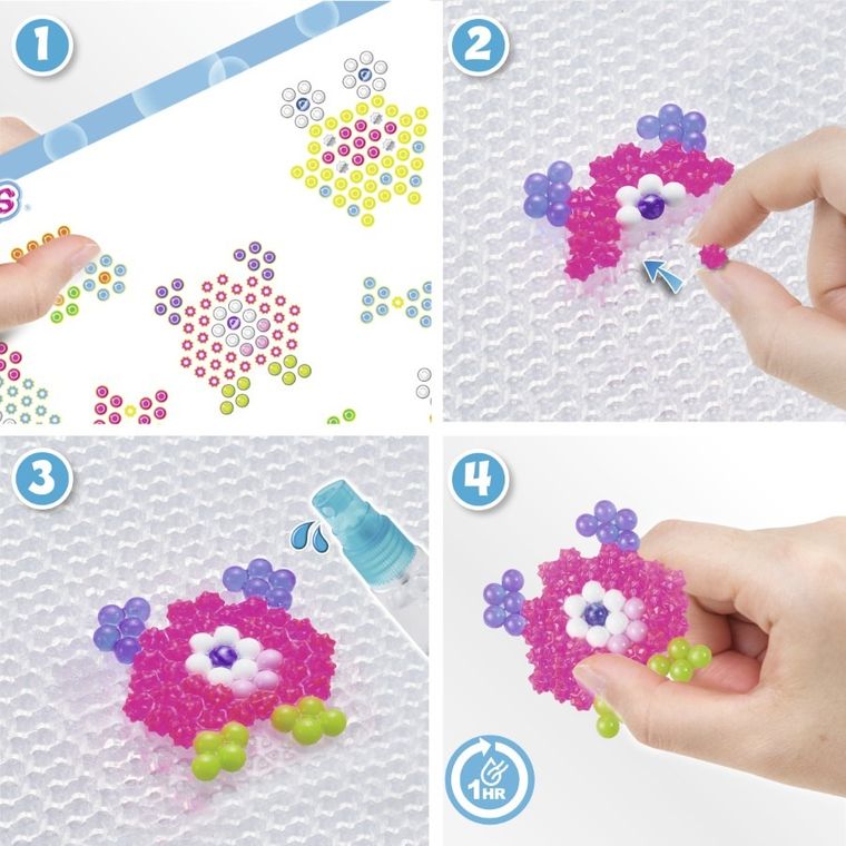 Aquabeads, Crazy Monsters, margele de apa, set creativ, 700 piese, 35144