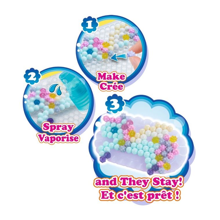 Aquabeads, Lumea zanelor, Margele Stelute, set creativ, 31766