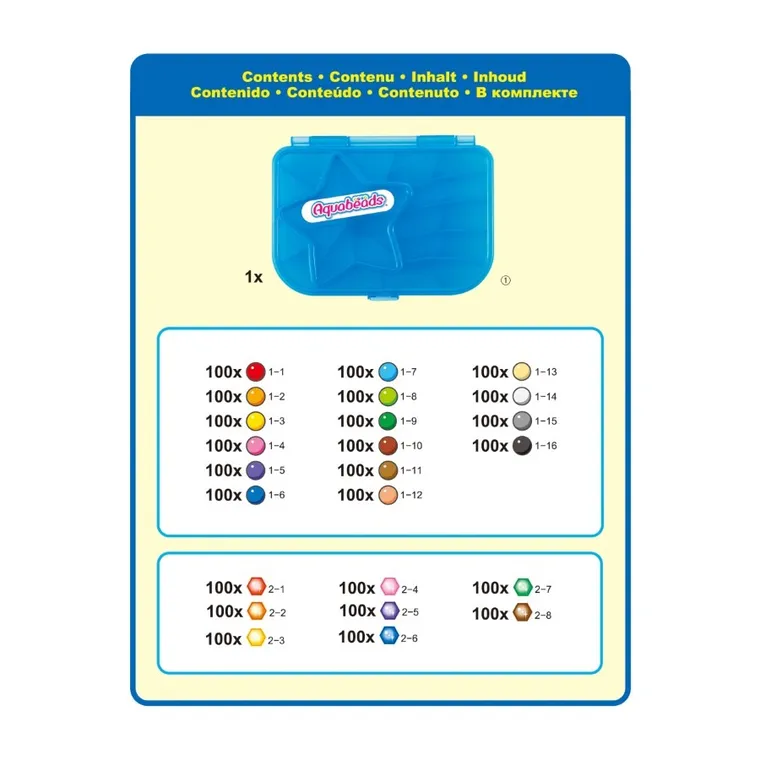 Aquabeads, Set mare de margele, set creativ, 31502