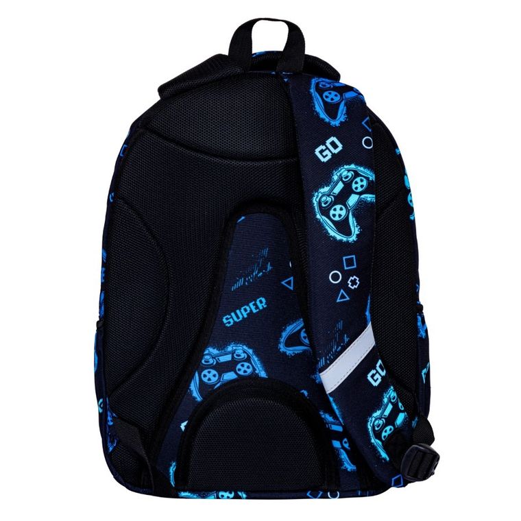 Astrabag, rucsac pentru scoala, cu 3 compartimente, Go Playing