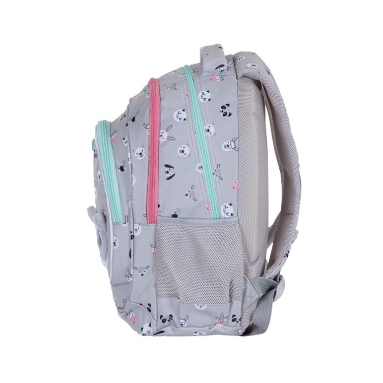 Astrabag, rucsac pentru scoala, cu 3 compartimente, Kitty The Cute