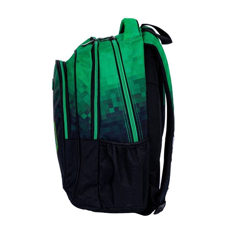 Astrabag, rucsac pentru scoala, cu 3 compartimente, Pixel Hero