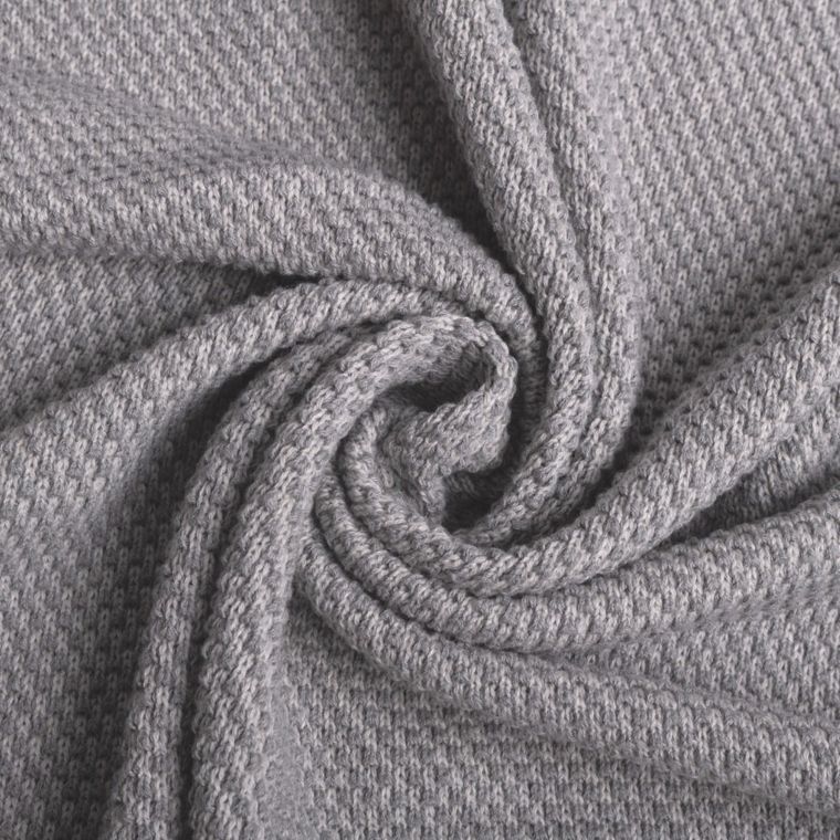 Babymatex, Mini Rattle, patura din bumbac, gri, 80-100 cm