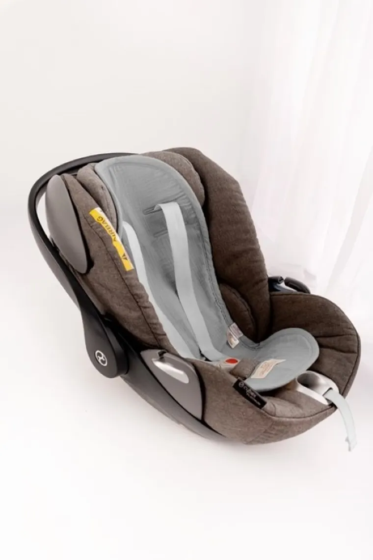 BabyMatex, Paddi, Muslin, insertie de reducere a presiunii pentru scaun auto, granit