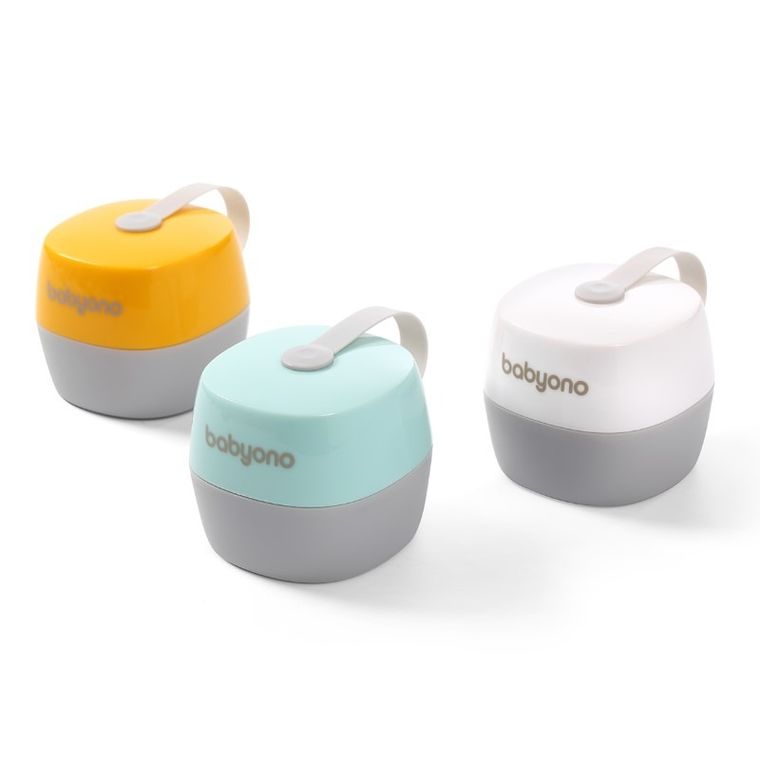 BabyOno, Natural Nursing, cutie pentru suzeta, galben