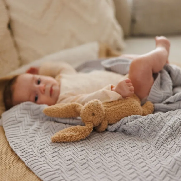 BabyOno, Paturica din bumbac organic, gri