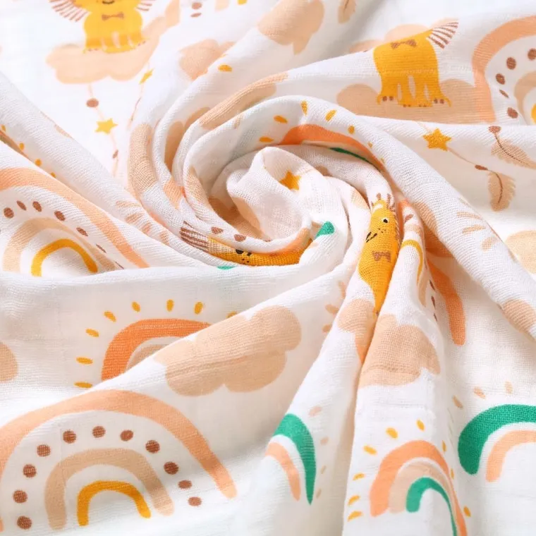 BabyOno, scutece din muselina, 70-70 cm, 3 buc., bej