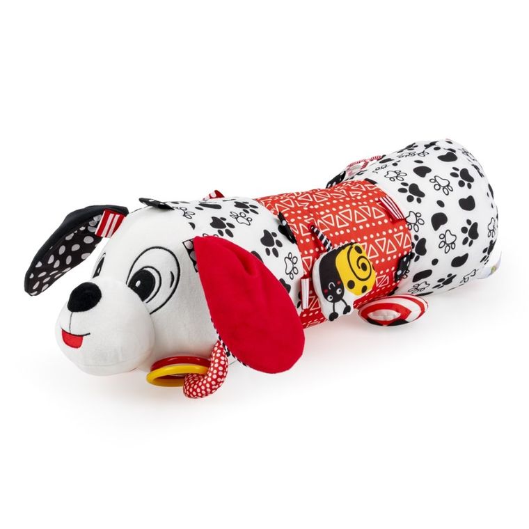 Balibazoo, Catelusul Pedro, jucarie de plus senzoriala cu forma cilindrica