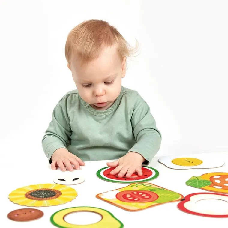 Banana Panda, My First Puzzles, Alimente, 12 luni+, 14 piese