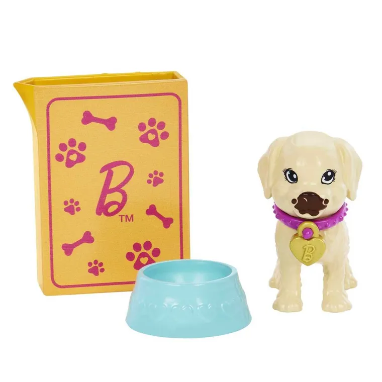 Barbie, Adoptia puilor, set cu papusa si accesorii