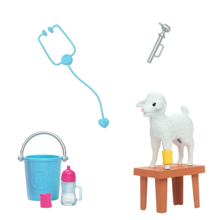 Barbie, Cariera, Veterinar la ferma, papusa cu accesorii