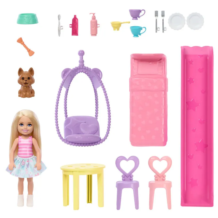 Barbie, Chelsea, Pop Up House, set de joaca cu papusa