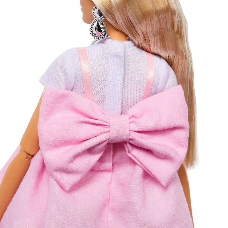 Barbie, Deluxe Style, rochie cu fundita, papusa