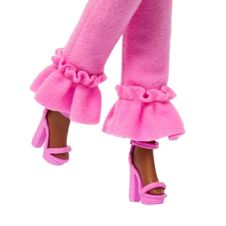 Barbie, Deluxe Style, sal boa roz, papusa
