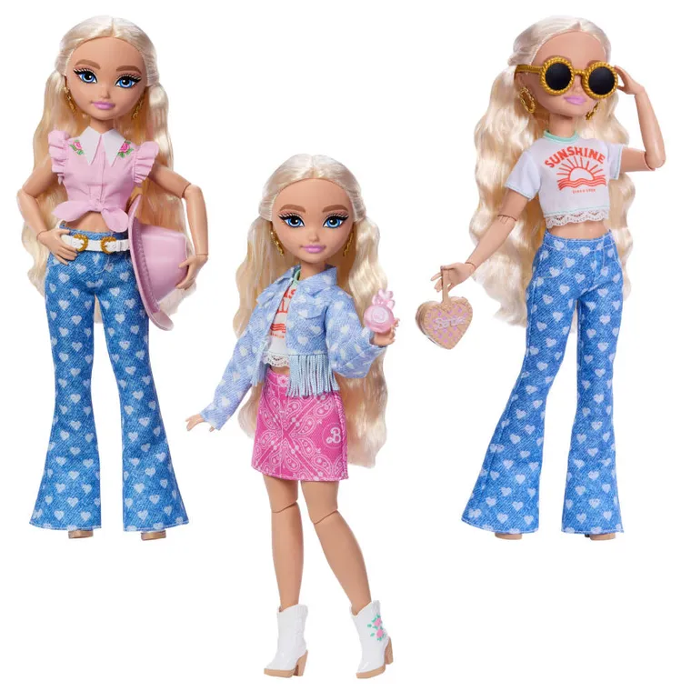 Barbie, Dream Besties, Malibu, papusa si accesorii