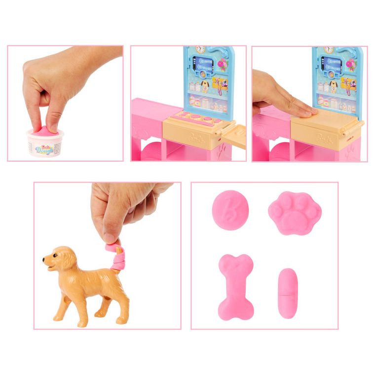 Barbie, Fast Cast Veterinarian Clinic, set de joaca cu papusa
