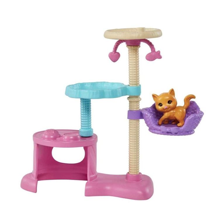 Barbie, Kitty Condo, set de papusa cu accesorii