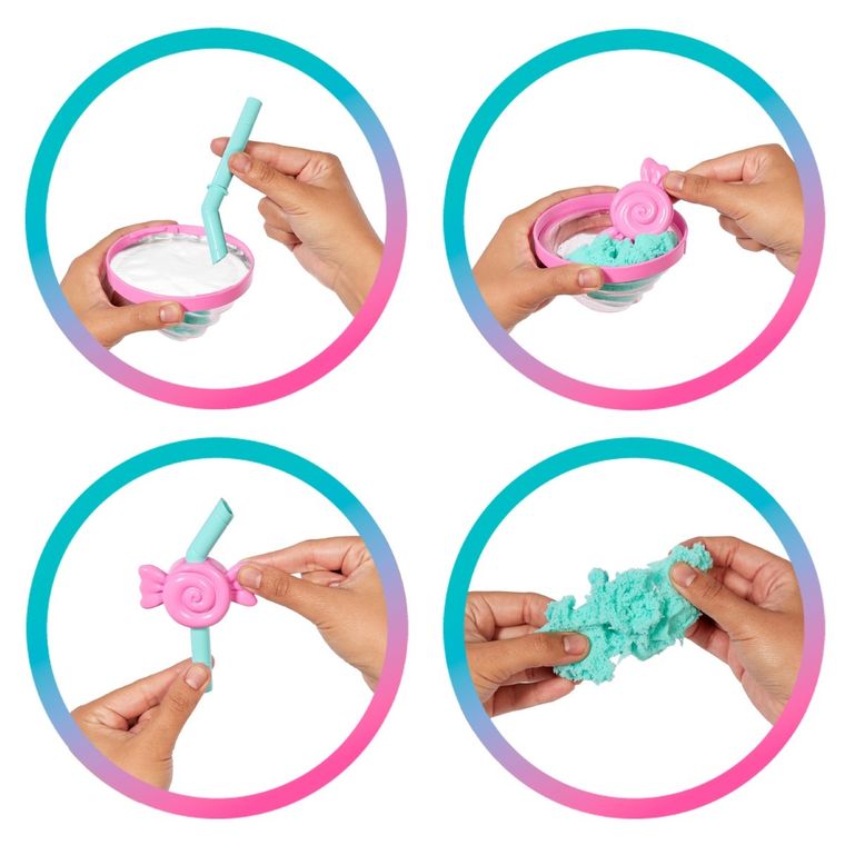 Barbie, Pop Reveal, Stylish Dessert, papusa cu accesorii, set roz