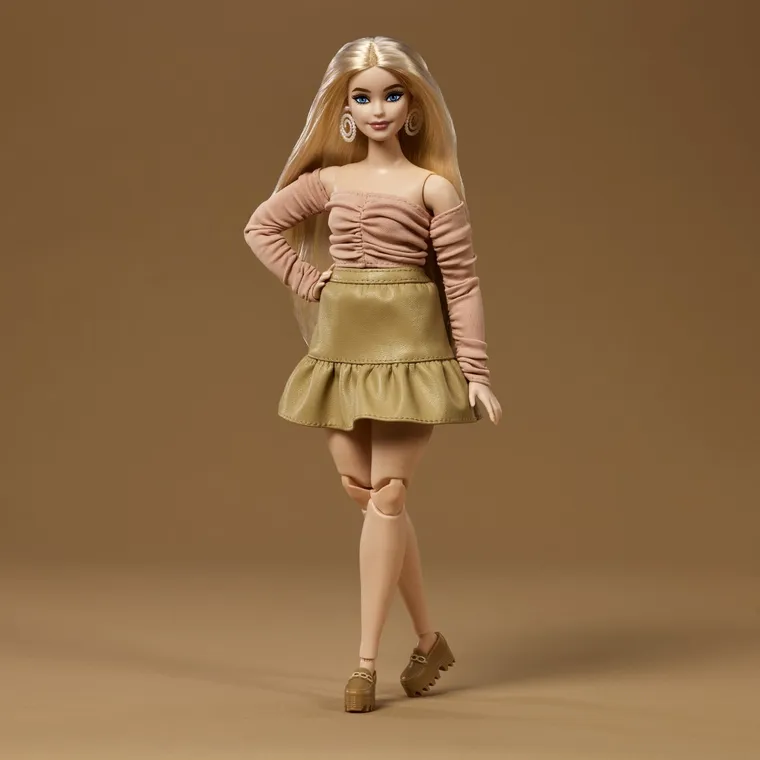 Barbie, You Create Barbie Basics, papusa de colectie, set 003