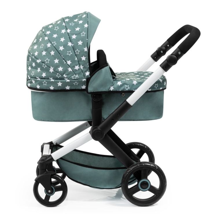 Bayer Design, Xeo, carucior multifunctional pentru papusi, verde