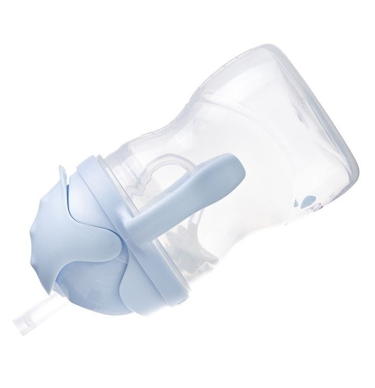 B.Box, Gelato, cana cu pai si manere, albastra, bubblegum, 240 ml