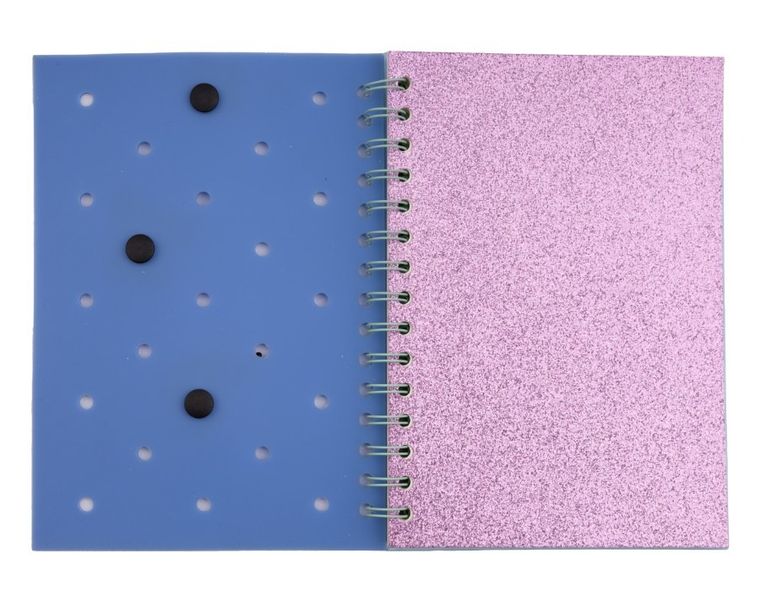 Beniamin, Lilo si Stitch, caiet spiralat, A5, 80 fo, cu grila, albastru, 1 buc.