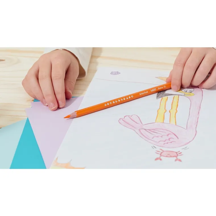 Bic, Kids, creioane colorate, 24 culori