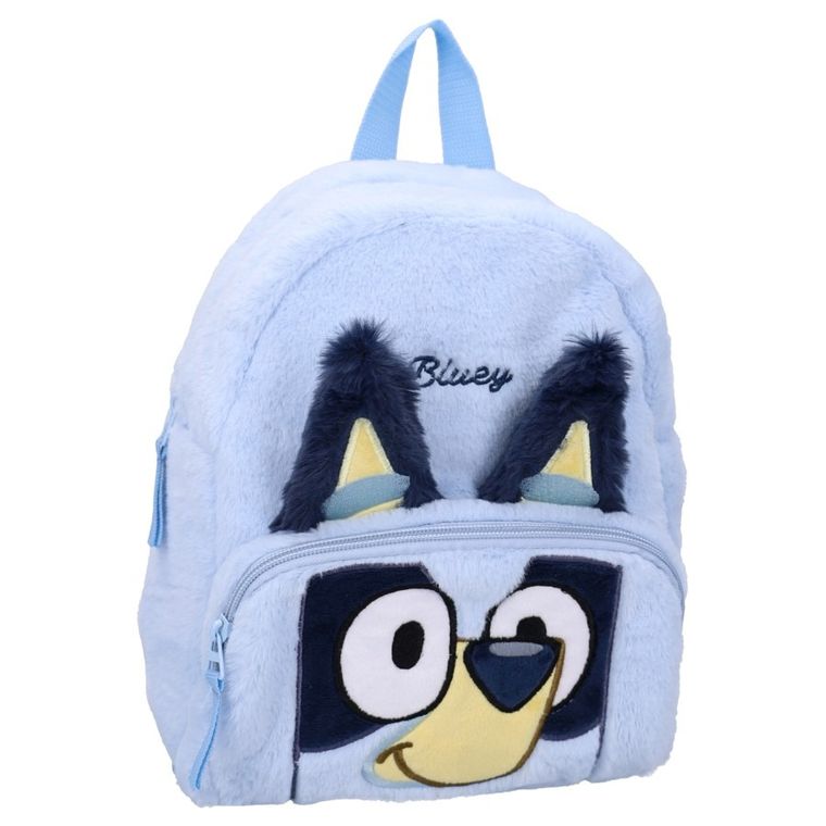Bluey, Fluffy Festival, rucsac din plus pentru prescolar, albastru