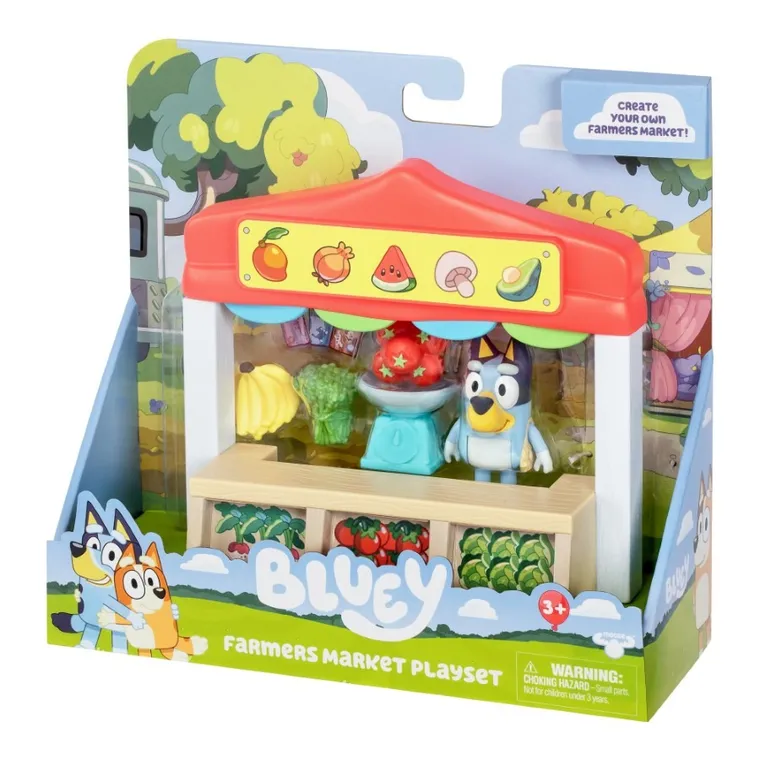 Bluey, magazin alimentar, set cu figurina