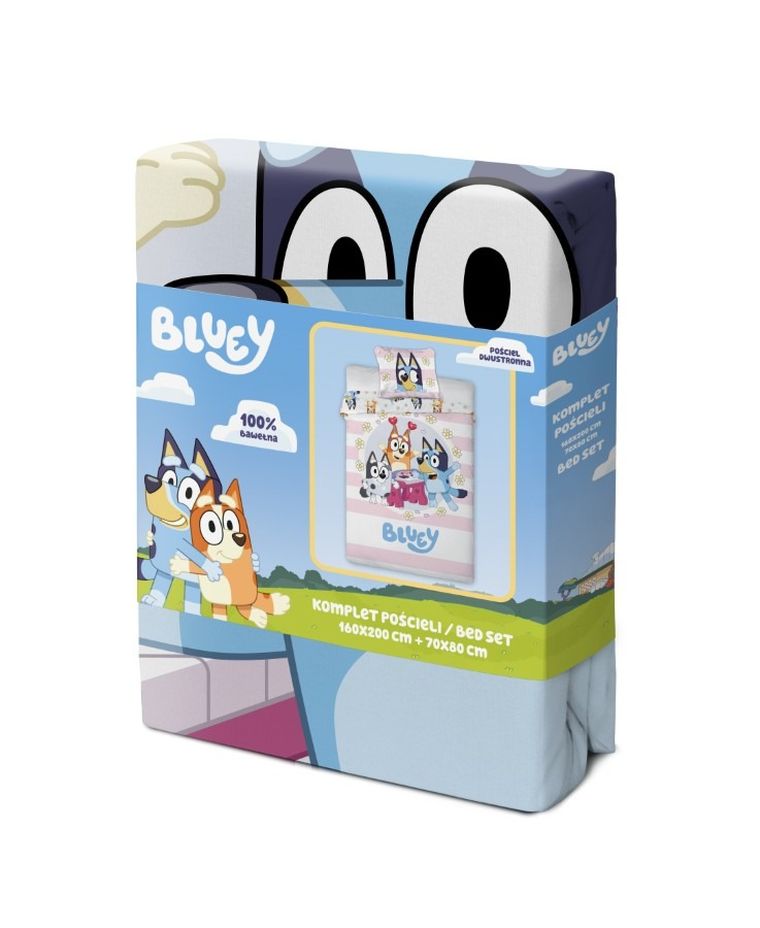 Bluey, set lenjerie de pat single, 160-200 cm