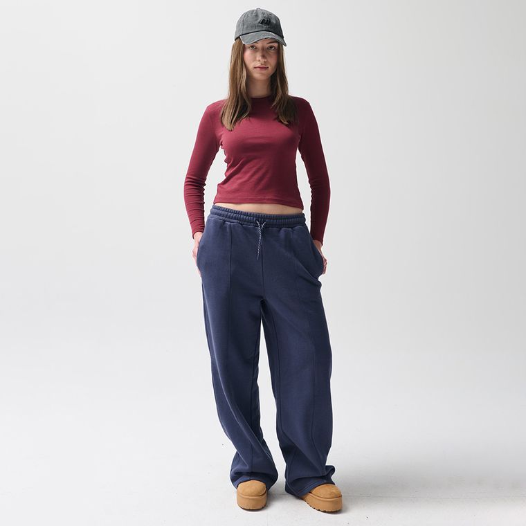 Bluza cu maneca lunga bordo NOWEAR