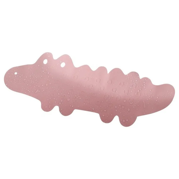 Bocioland, Crocodil, covoras de baie antiderapant, roz