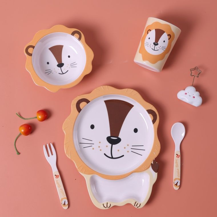 Bocioland, Leu, set de vase, 5 elemente
