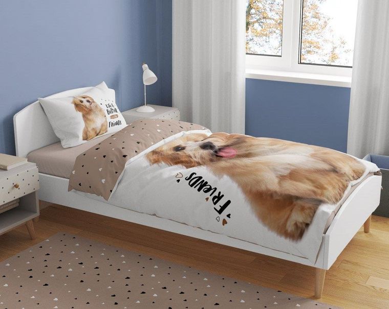 Caine, set lenjerie de pat single, 140-200 cm